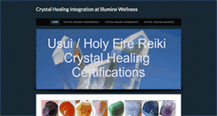 Desktop Screenshot of crystalhealingintegration.com